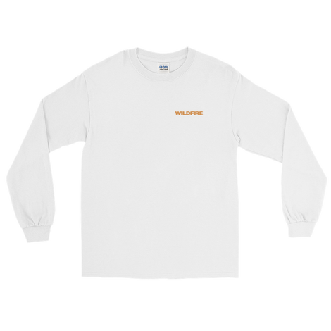 Wildfire Longsleeve T-Shirt (White) - Front